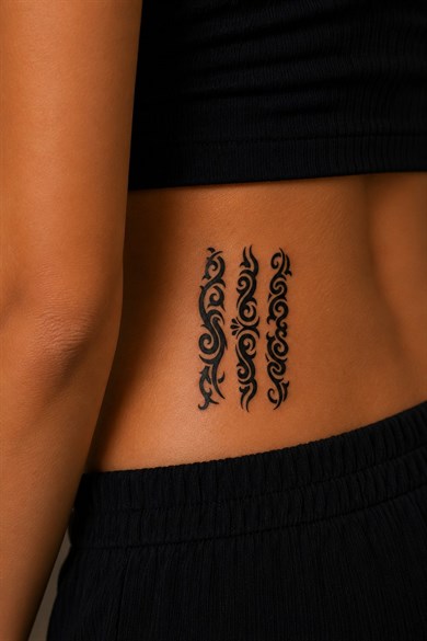 Tribal Mini Geçici Dövme Tattoo