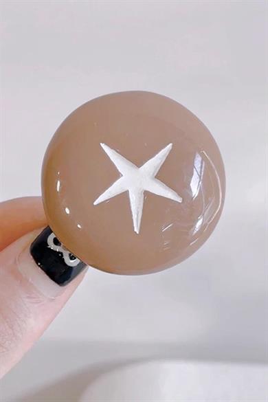 Yıldız Figürlü Bisküvi Yan Toka