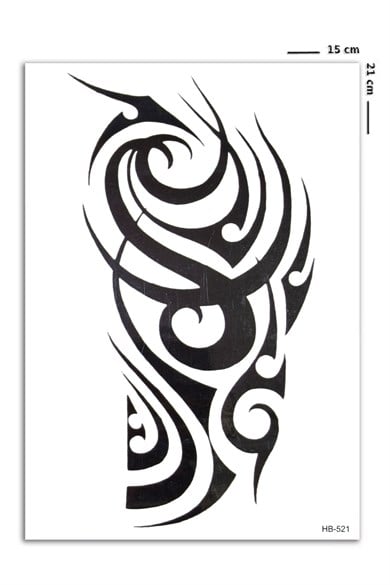 Tribal Geçici Dövme Tattoo