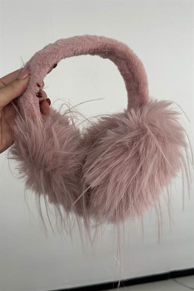 Pembe Renk Peluş Kulaklık