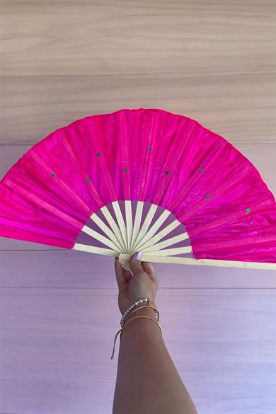 Fuşya Renk Yelpaze (Büyük Boy)