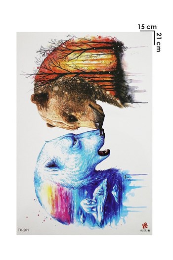 Temporary Bear Tattoo Tattoo