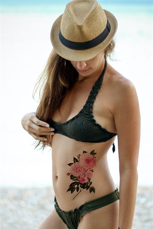 Temporary Flower Tattoo Tattoo