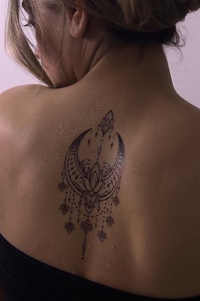 Geçici Düş Kapanı Figürlü Dövme Tattoo