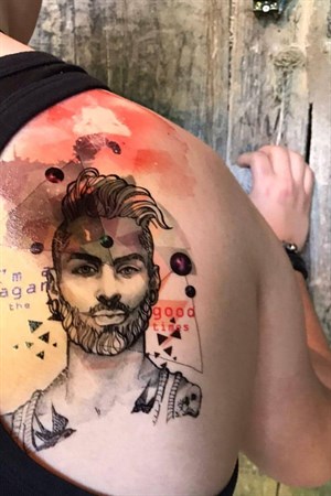 Geçici Erkek Modelli Dövme Tattoo
