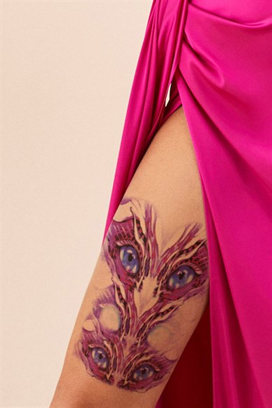 Geçici Göz Dövme Tattoo