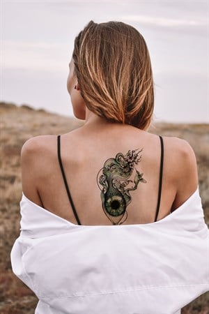 Geçici Göz Dövme Tattoo