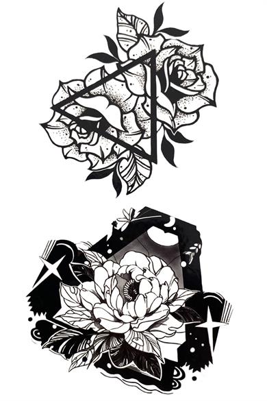 Geçici Taç Figürlü Dövme Tattoo