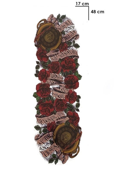 Temporary Rose Modeled Arm Tattoo Tattoo