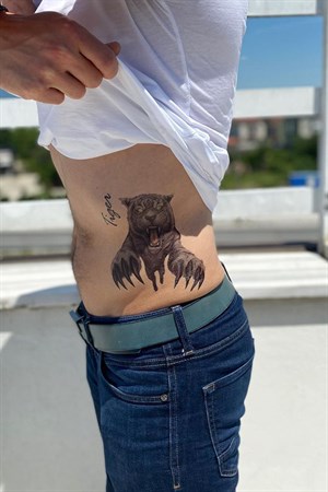 Temporary Tiger and Lion Tattoo Tattoo