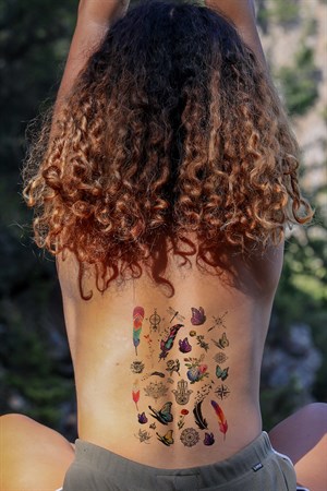 Temporary Mixed Tattoo Tattoo