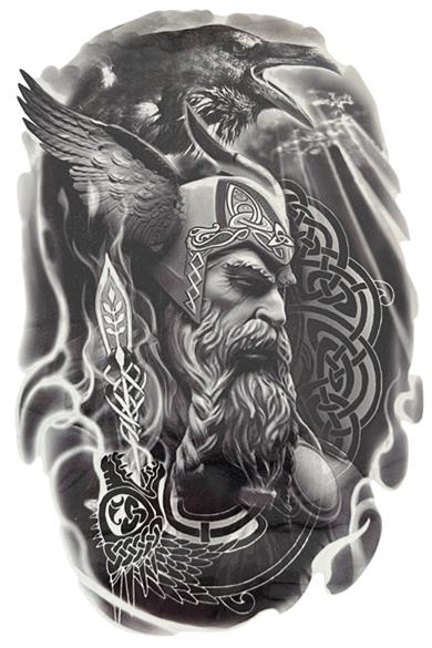 Geçici Karışık Figürlü Dövme Tattoo