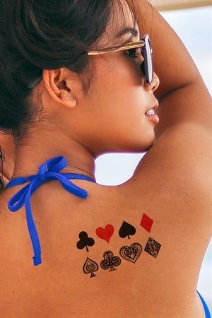 Temporary Card Mini Tattoo Tattoo