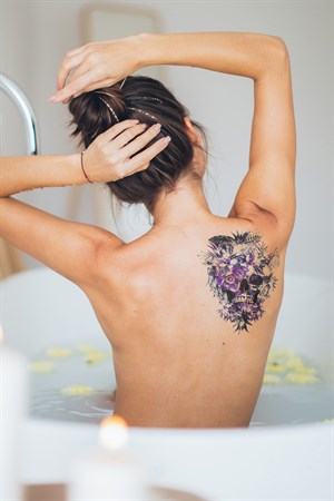 Geçici Kurukafa Dövme Tattoo