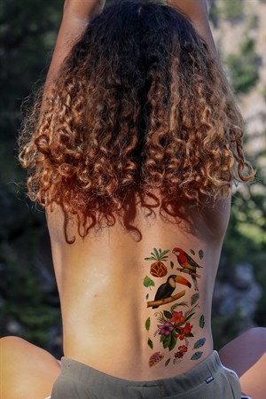 Temporary Parrot Tattoo Tattoo