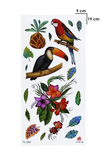 Temporary Parrot Tattoo Tattoo