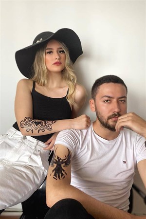Geçici Tribal Dövme Tattoo