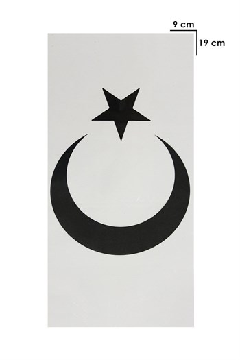 Temporary Turkish Flag - Ayyıldız Tattoo Tattoo