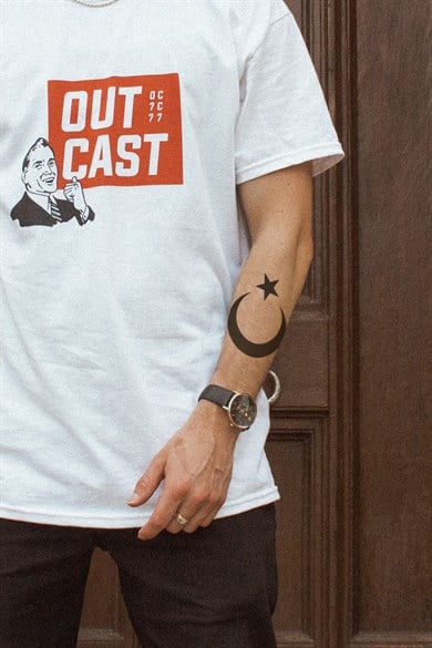 Temporary Turkish Flag - Ayyıldız Tattoo Tattoo