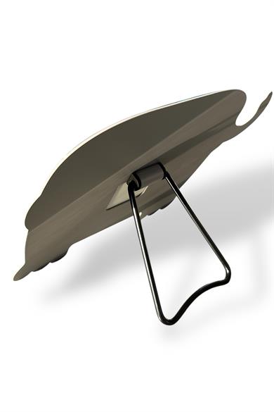 Gri Renk Fil Figürlü Masa Aynası