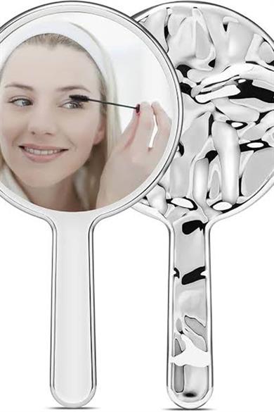 Gümüş Renk El Aynası