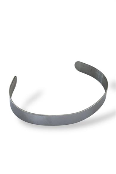 Gümüş Renk Erkek Çelik Kelepçe Bileklik