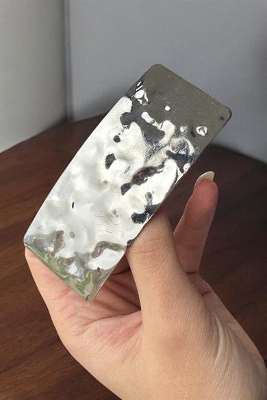 Gümüş Renk Metal Otomat Toka