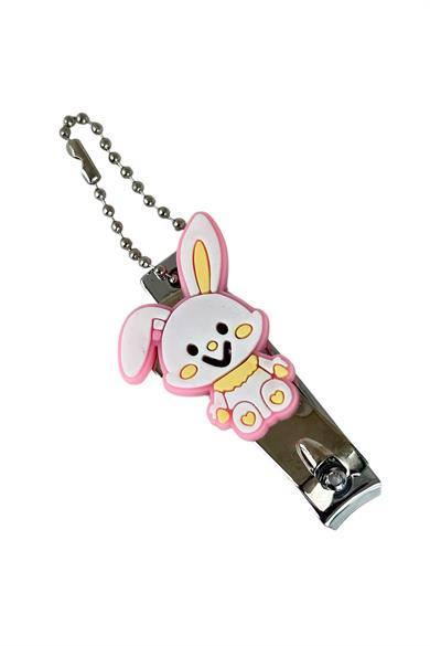 Gümüş Renk Tavşan Figürlü Tırnak Makası 