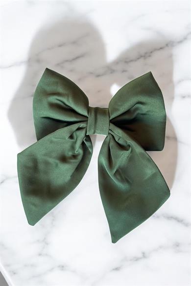 Haki Renk Kurdele Figürlü Otomat Toka