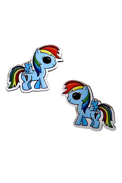 İkili Unicorn Figürlü Çocuk Pens Toka Set