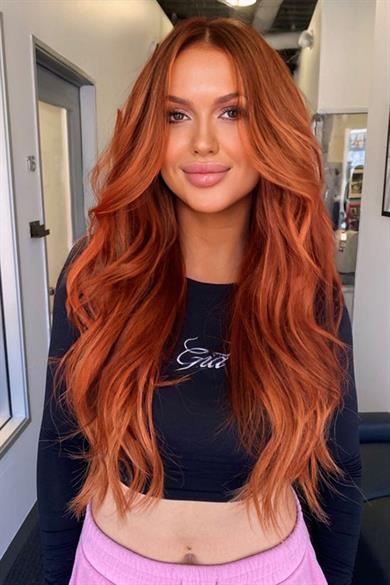 Isıya Dayanıklı Yarım Ay Saç Bakır / 70Cm / Dalgalı / 140Gr (4#)