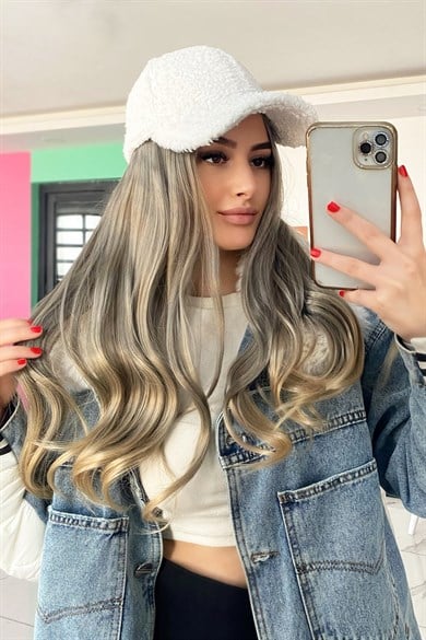 Heat resistant halfway snap hair 60 cm 110gr