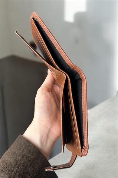 Kahve Renk Deri Erkek Cüzdan