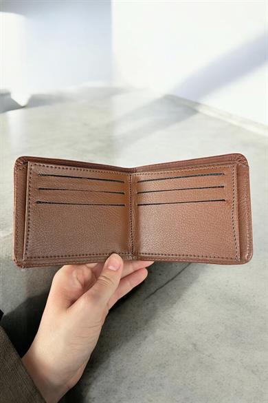 Kahve Renk Deri Erkek Cüzdan