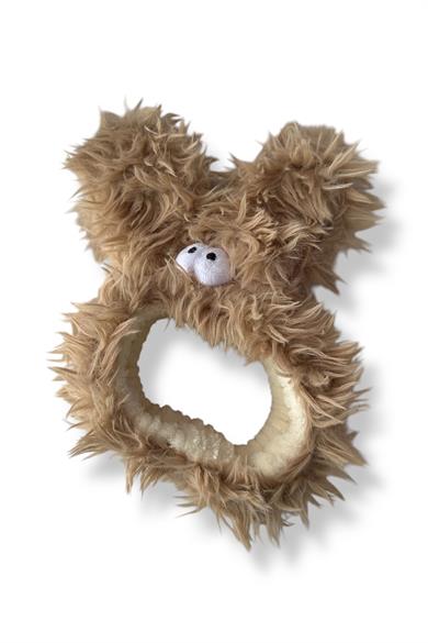 Kahverengi Canavar Figürlü Peluş Saç Bandı