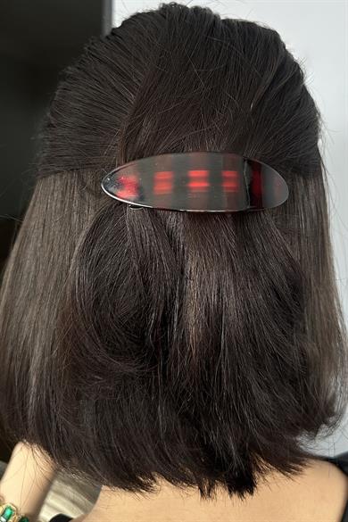 Kahverengi Leopar Desenli Otomat Toka