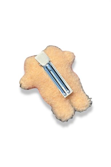 Kahverengi Tavşan Figürlü Yan Toka