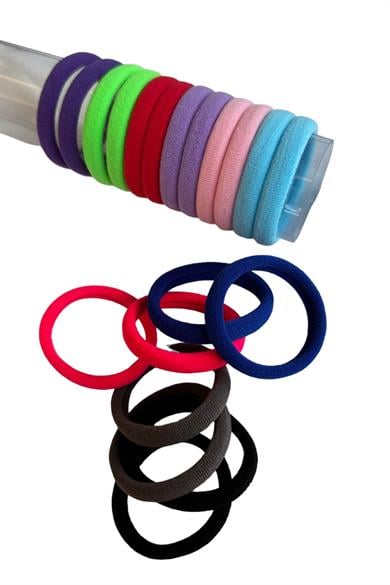 Karışık Renk 20li Lastik Toka Set