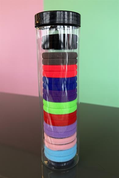 Karışık Renk 20li Lastik Toka Set