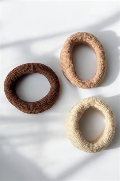 Karışık Renk 3lü Havlu Toka