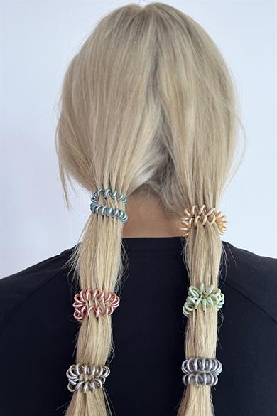 Karışık Renk 6lı Helezon Toka