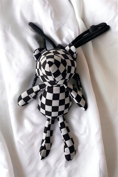 Karışık Renk Ayıcık Figürlü İpli Telefon Aksesuarı