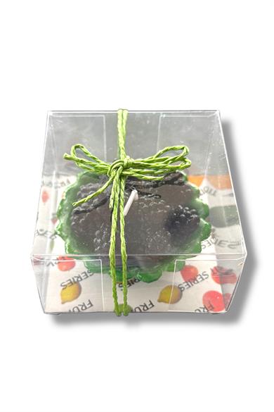 Karışık Renk Böğürtlen Figürlü Kokulu Dekoratif Mum