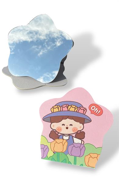 Karışık Renk Çocuk Figürlü Masa Aynası