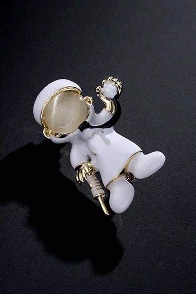 Karışık Renk Doktor Figürlü Broş