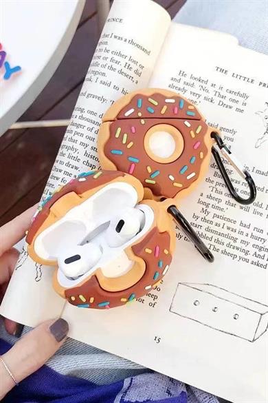 Karışık Renk Donat Figürlü Airpods Pro Kılıfı