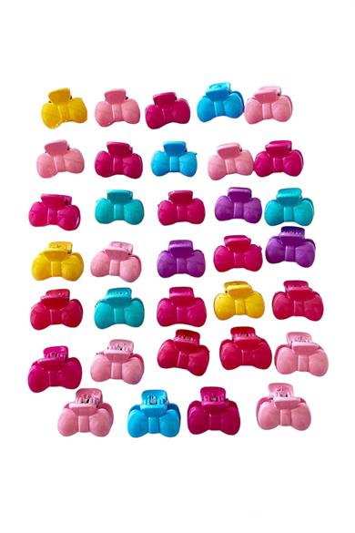 Mixed Color Bow Figure Child Latch Buckle Set