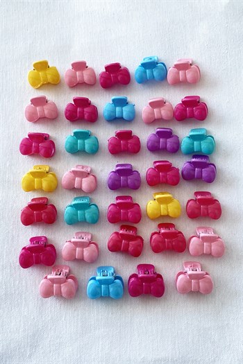 Mixed Color Bow Figure Child Latch Buckle Set