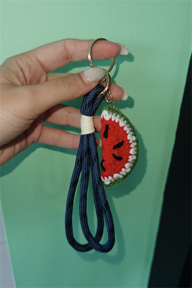 Karışık Renk Karpuz Figürlü Çanta Charm/ Anahtarlık