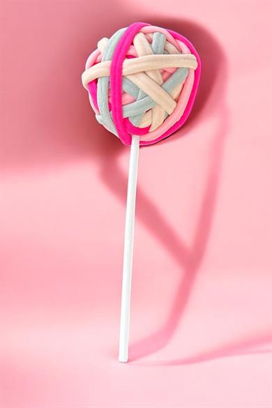 Karışık Renk Lolipop Figürlü Lastik Toka Set